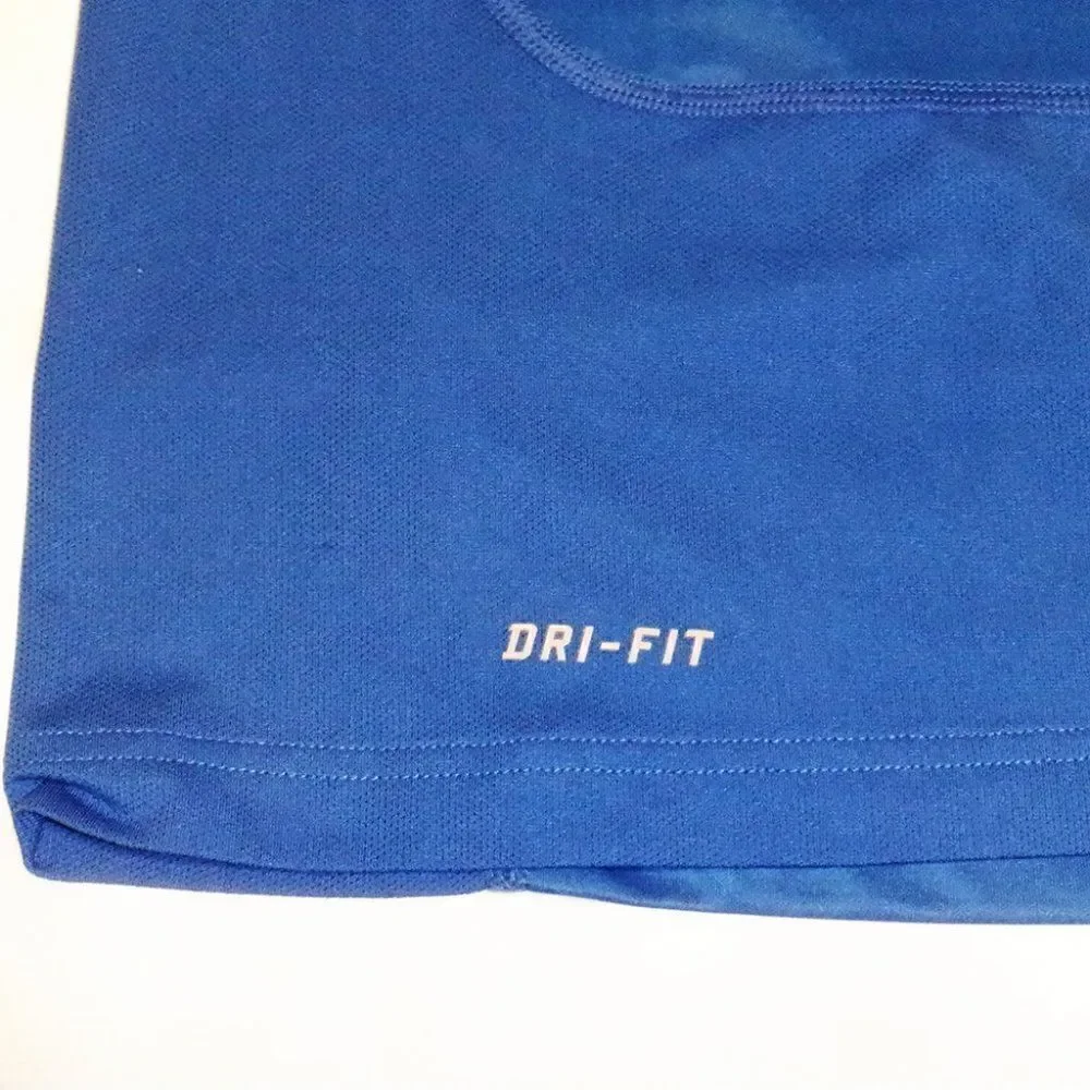 Nike blue Dr-fit Compression Pro Combat shirt